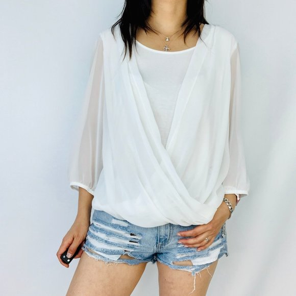 AB STUDIO SCOOP NECK BLOUSE - Picture 2 of 10